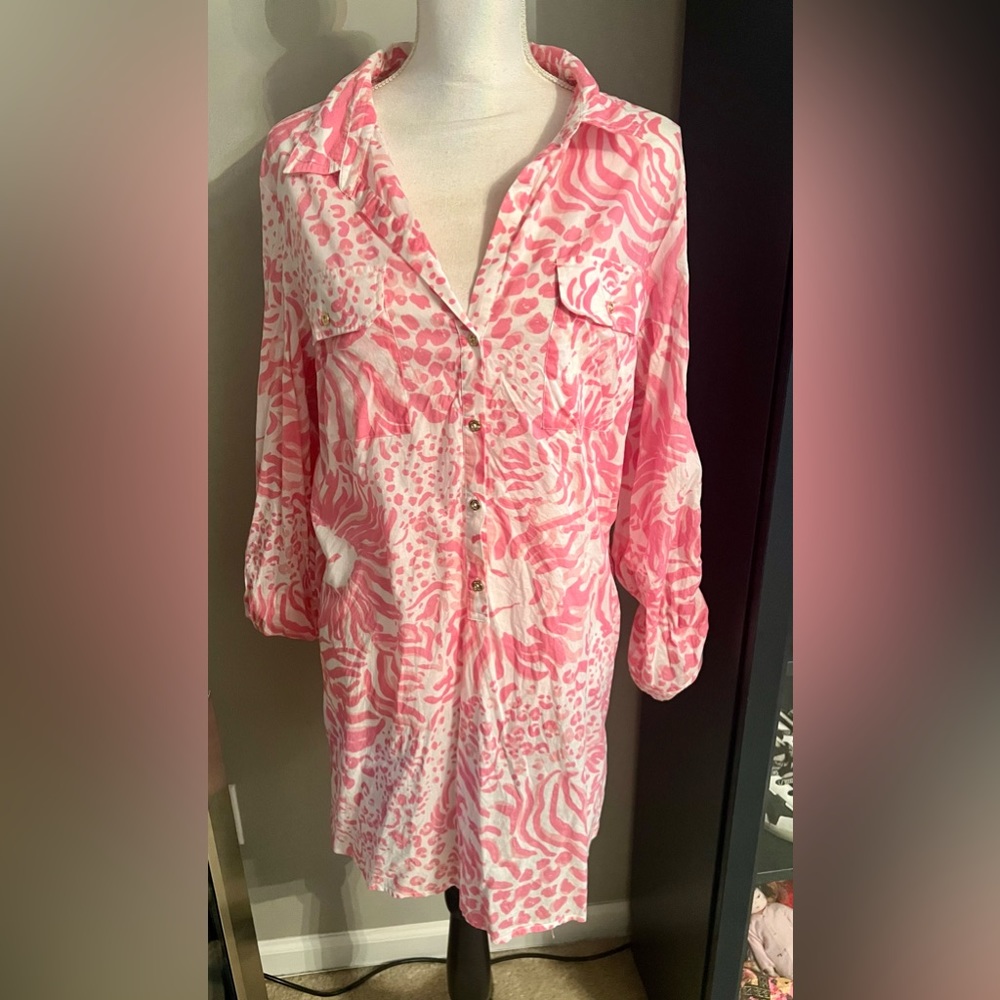 EUC Lilly Pulitzer Captiva Tunic Size XL